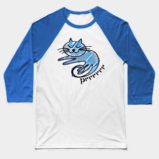 Kitty Prrrrrr Baseball T-Shirt